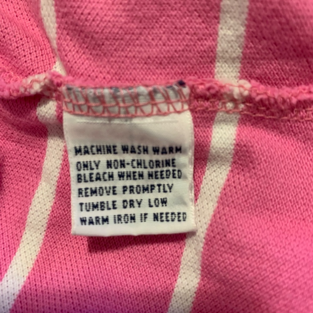 Polo by Ralph Lauren men’s pink stripe shirt, size L - Picture 5 of 5